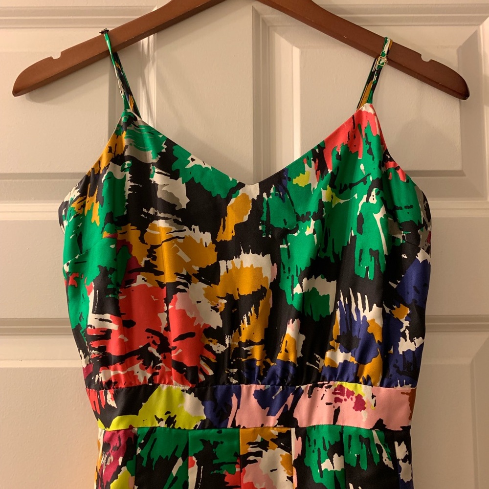 J.crew Abstract paint prints Dress - Picture 4 of 8